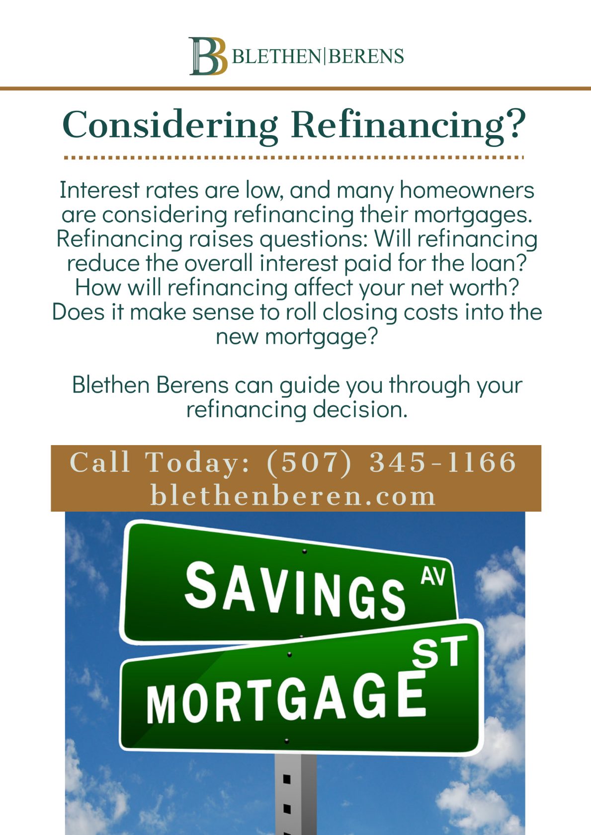 Refinance Reduced Size